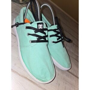 DC Women's Classic Mint Green Sneakers Low Top Skate Shoes Sz 7